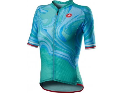 Castelli Climber´s 2.0 W SS Jersey, Light celeste  Dámsky extra ľahký, letný, cyklistický dres