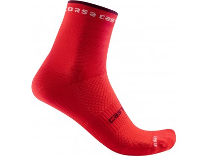 Castelli Rosso Corsa 11 W, Hibiscus  Výkonné, vyššie, letné ponožky