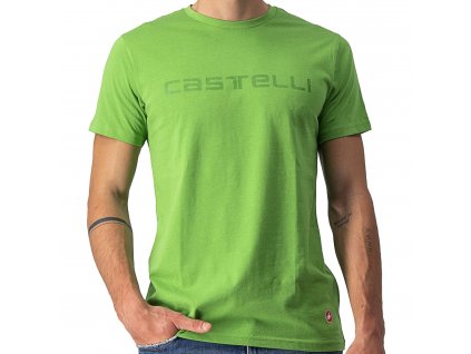Castelli Sprinter Tee, Green  Pánske tričko na voľný čas