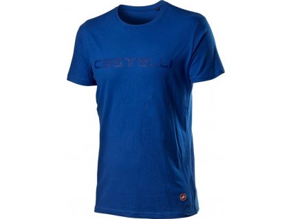 Castelli Sprinter Tee, Italia blue  Pánske tričko na voľný čas