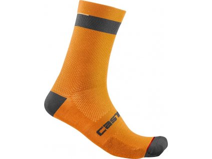 Castelli Alpha 18, Orange  Zimné ponožky s Merino vlnou a Primaloft