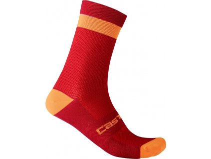 Castelli Alpha 18, Dark red  Zimné ponožky s Merino vlnou a Primaloft