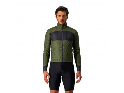 Castelli Unlimited Puffy, Military green  Veľmi ľahká a veľmi teplá Polartec bunda