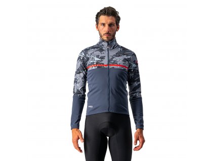 Castelli Finestre jacket, Dark steel blue  Univerzálna bunda na bicykel najmä do prechodného obdobia