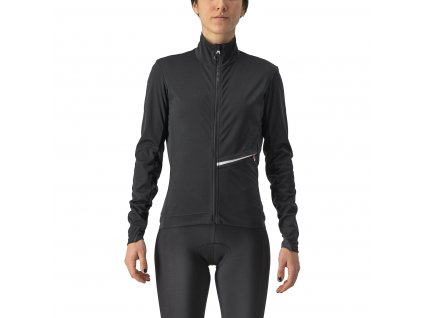 Castelli Go W Jacket, Light-Black/ White  Dámska zimná bunda na bicykel