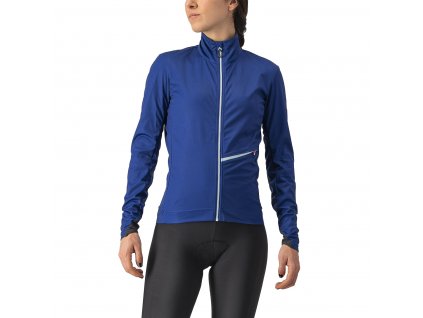 Castelli Go W Jacket, Sodalite blue  Dámska zimná bunda na bicykel