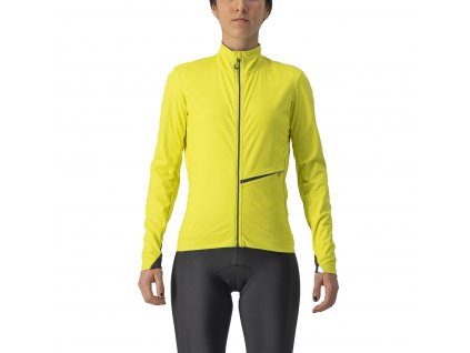 Castelli Go W Jacket, Brilliant yellow/ Dark grey  Dámska zimná bunda na bicykel