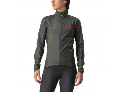 Castelli Squadra Stretch W, Military green/ Dark grey  Núdzová pláštenka na každý deň