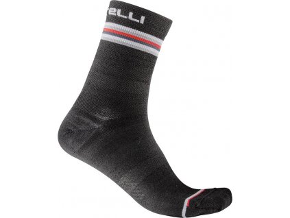 Castelli Go W 15, Dark grey  Dámske zimné cyklistické ponožky