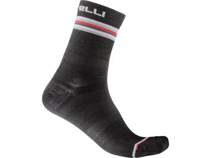 Castelli Go W 15, Dark grey Dámske zimné cyklistické ponožky