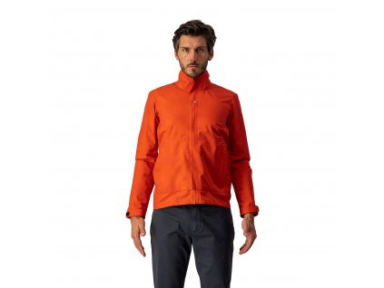 Castelli Commuter ReflexJacket, Red/ Orange  Bunda pre každý deň na bicykli i mimo neho