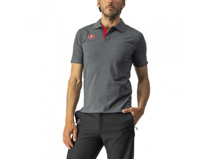 Castelli Race Day Polo, Grey  Polokošeľa na voľný čas