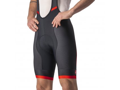 Castelli Competizione KIT Bibshort, Black/ Red  Bestseller, pánske cyklo nohavice s trakmi