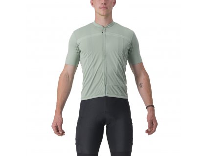 Castelli Unltd Allroad SS, Defender green  Pohodlný a všestranný, letný cyklistický dres
