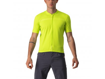 Castelli Unltd Allroad SS, Electric lime  Pohodlný a všestranný, letný cyklistický dres