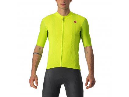 Castelli Endurance Elite SS, Electric lime  Univerzálnejší dres, pohodlie na dlhých vytrvalostných jazdách