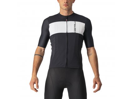 Castelli Prologo 7 SS, Light black/ Silver grey  Letný dres s krátkym rukávom a pohodlným strihom