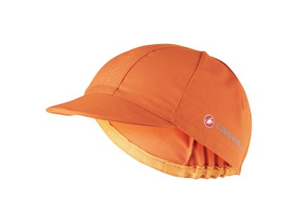 Castelli Endurance Cap, Brilliant orange  Cyklo šiltovka aj pod prilbu