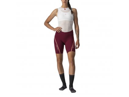 Castelli Velocissima 3 Short, Bordeaux/ Blush  Štýlové dámske nohavice na bicikel