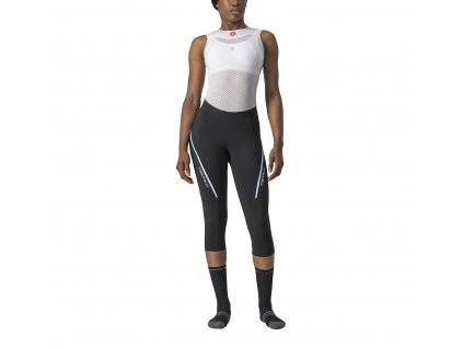 Castelli Velocissima 3 Knicker, Black/ Skylight  Letné dámske 3/4 nohavice na bicykel