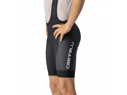 Castelli JR Competizione Bibshort (Farba CST-JR-Competizione-Bibshort-101-black/white, Veľkosť 8 rokov)