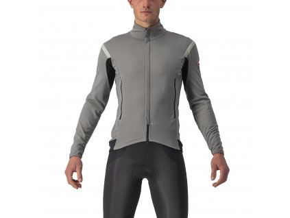 Castelli Perfetto RoS 2 Jacket, Nickel grey  Pánska bunda do daždivých a veterných podmienok