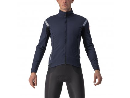 Castelli Perfetto RoS 2 Jacket, Belgian blue  Pánska bunda do daždivých a veterných podmienok