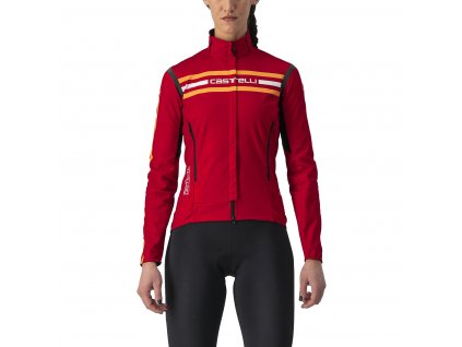 Castelli Unlimited Perfetto RoS 2 W Jacket, Dark red  Dámska bunda do daždivých a veterných podmienok