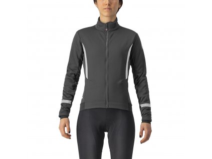 Castelli Dinamica 2 W Jacket, Light black  Dámska zimná bunda s ochranou voči vode a vetru