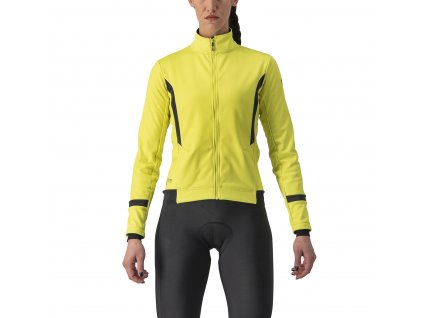 Castelli Dinamica 2 W Jacket, Blrilliant yellow  Dámska zimná bunda s ochranou voči vode a vetru