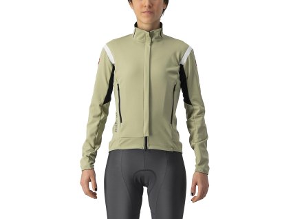 Castelli Perfetto RoS 2 W Jacket, Green tea  Dámska bunda do daždivých a veterných podmienok