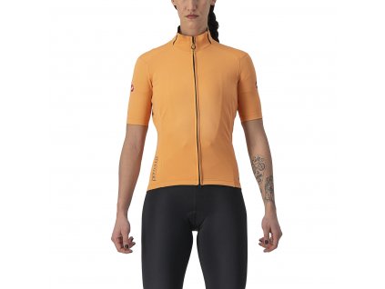 Castelli Perfetto RoS 2 W Wind, Melon  Dámsky dres/bunda s krátkym rukávom do daždivých a veterných podmienok