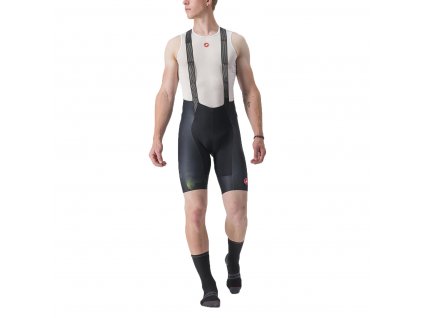 Castelli Free Aero RC Kit, Black/ Lime  Veľmi pohodlné, závodné cyklo nohavice s grafickou potlačou