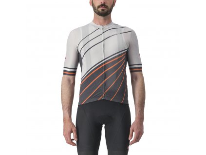 Castelli Speed Strada, Dark grey/ Scarlet ibis  Univerzálny dres na všetky vaše jazdy