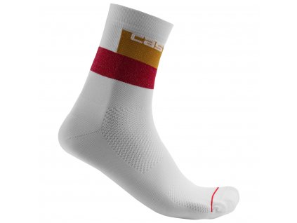 Castelli Blocco 15, Ivory  Letné ponožky s iónmi striebra pre zníženie zápachu