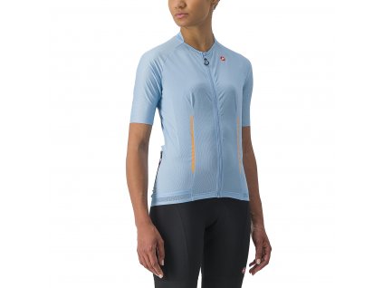 Castelli Endurance W, Baby blue  Jednofarebný dámsky dres, pre náročné cyklistky