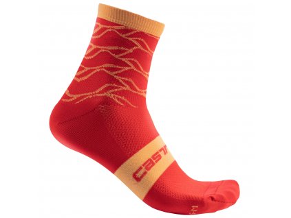 Castelli Climber'S 3.0 W 12, Hibiscus  Dámske letné ponožky s iónmi striebra