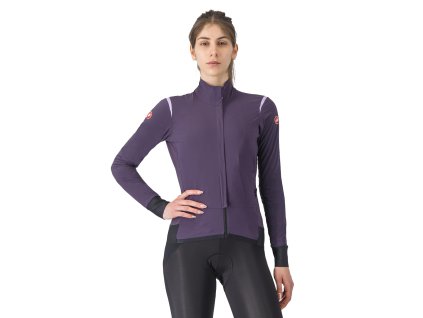 Castelli Alpha Flight Ros W, Night shade/ Orchid petal  Dámska ľahká cyklistická bunda do prechodných podmienok