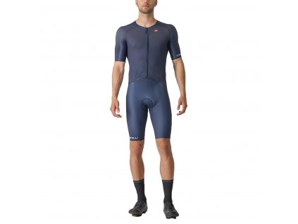Castelli Sanremo BTW Speed Suit, Belgian blue  Pánska cyklistická kombinéza s krátkym rukávom