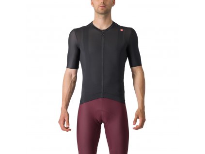 Castelli Espresso jersey, Light black/ Dark gray  Pánsky cyklistický dres s krátkym rukávom