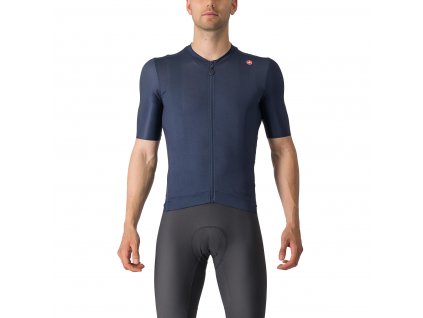 Castelli Espresso jersey, Belgian blue/ Silver moon  Pánsky cyklistický dres s krátkym rukávom