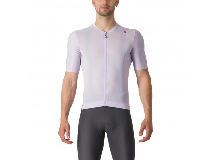 Castelli Espresso jersey, Purple mist/ Dark gray  Pánsky cyklistický dres s krátkym rukávom