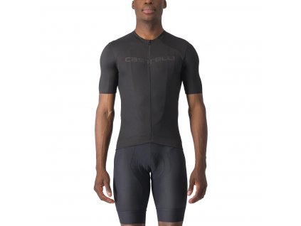 Castelli Prologo Lite, Light black  Pánsky cyklistický dres s krátkym rukávom