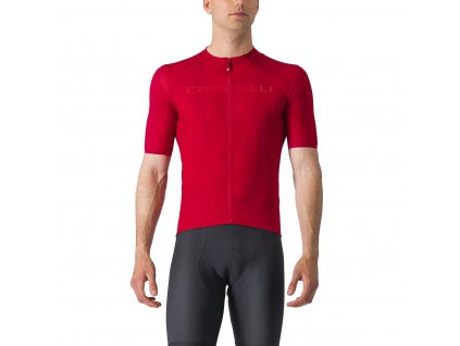 Castelli Prologo Lite, Rich red  Pánsky cyklistický dres s krátkym rukávom
