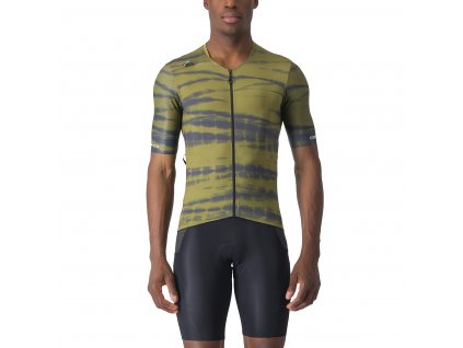 Castelli Unlimited Pro jersey, Sage  Pánsky cyklistický dres s krátkym rukávom