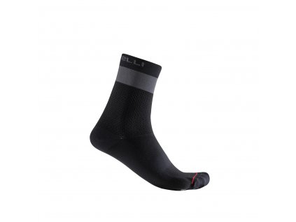 Castelli Prologo Lite 15, Black/ Dark gray  Pánske letné ponožky