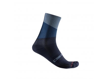 Castelli Orizonte 15, Light steel blue/ Belgian blue  Pánske letné ponožky