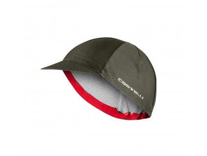 Castelli Rosso Corsa 2 Cap, Deep green  Letná cyklistická čiapka