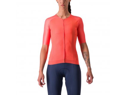 Castelli Aero Pro 7.0. W, Brilliant pink  Dámsky cyklistický dres s krátkym rukávom