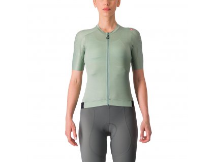 Castelli Espresso W jersey, Defender green/ Deep green  Dámsky cyklistický dres s krátkym rukávom